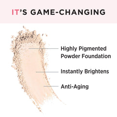 IT Cosmetics Celebration Foundation Illumination brush application smooths pores for a flawless finish.