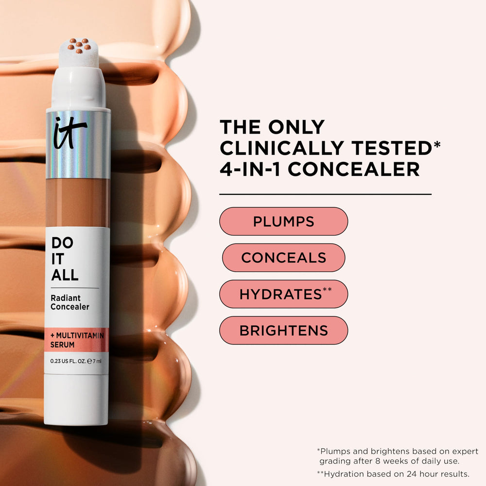 Color-accurate swatch of medium coverage concealer