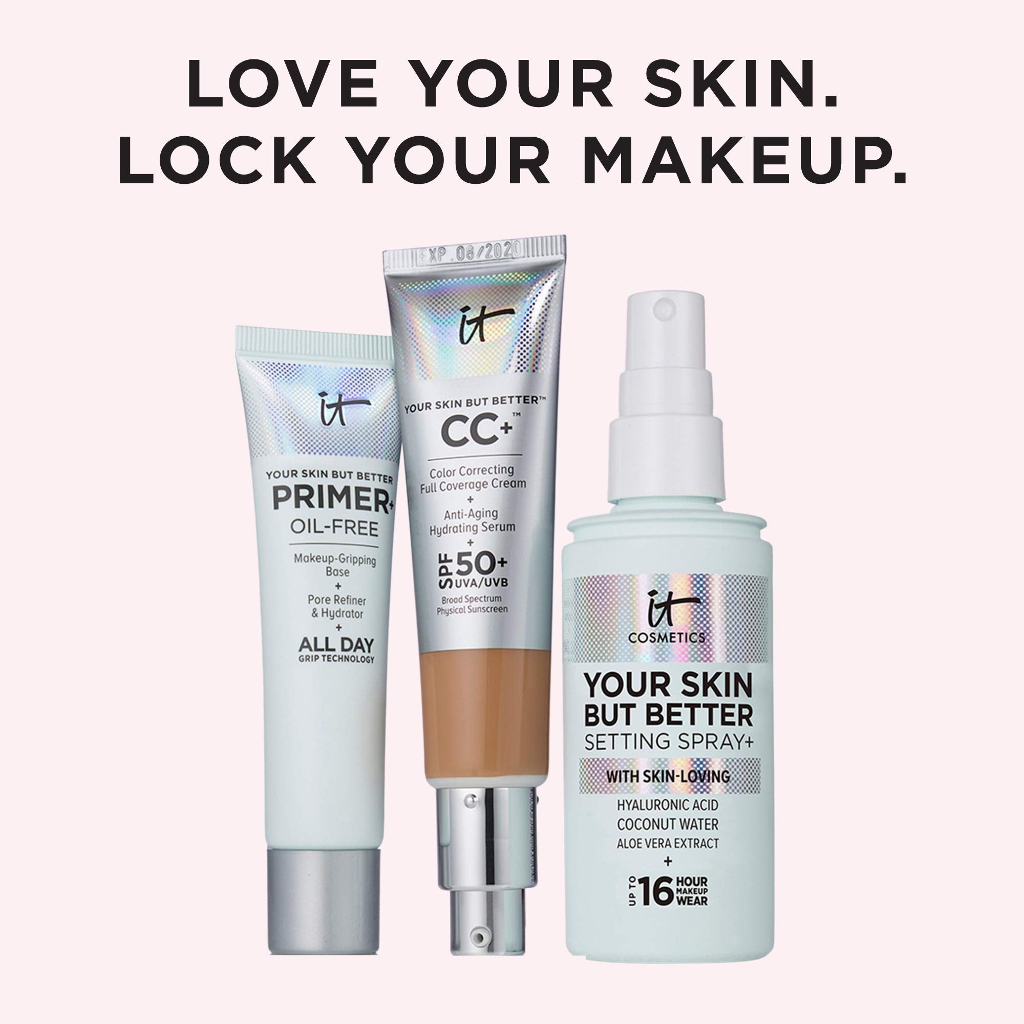 IT Cosmetics Hydration Mist for bare skin prep and refreshing hydration.