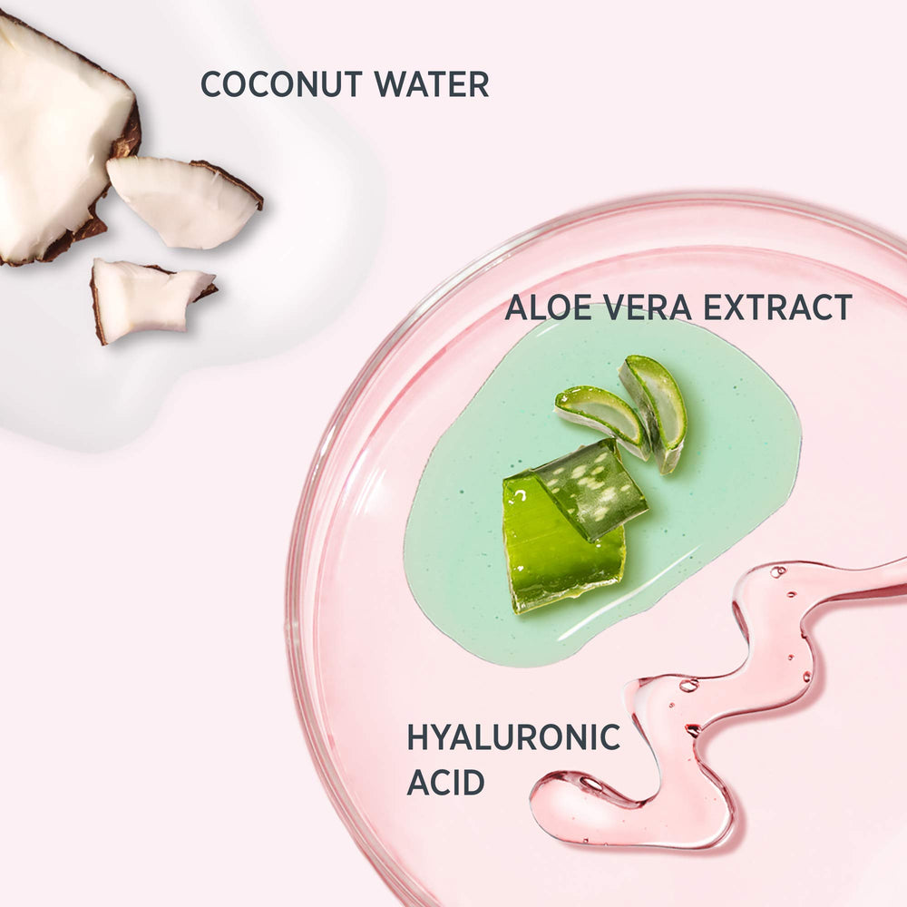 IT Cosmetics Your Skin But Better Setting Spray+ mist application for hydration and shine control.