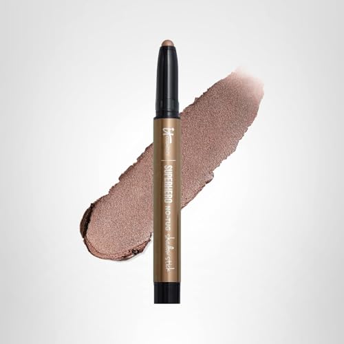 IT Cosmetics Superhero No-Tug Shadow Stick pairs with gel liner for complete eye looks.