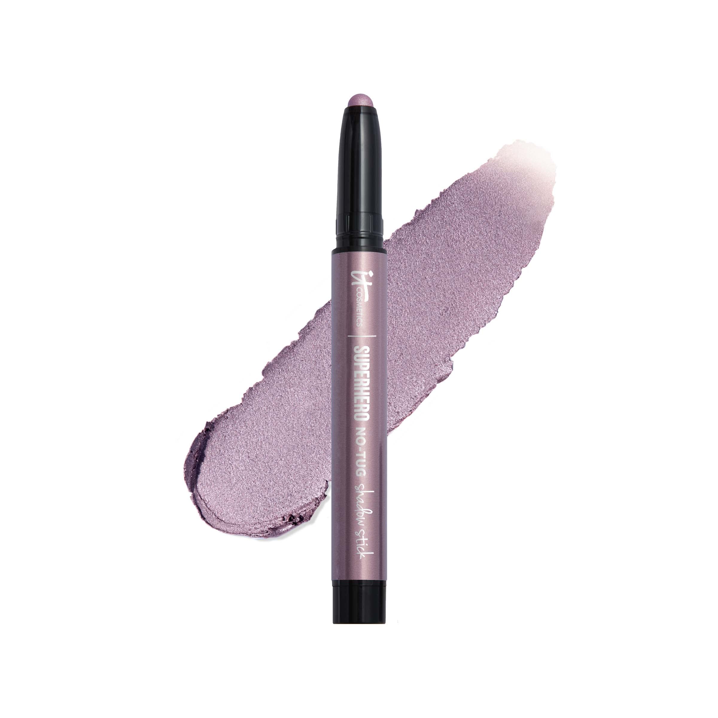 IT Cosmetics Superhero No-Tug Shadow Stick Epic Amethyst Lavender Pearl all-day color