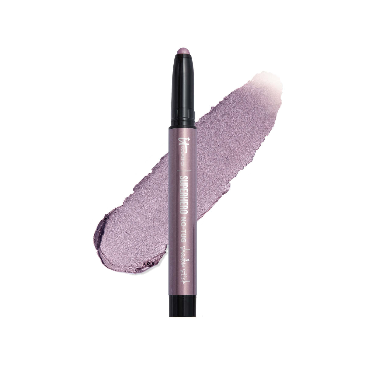 IT Cosmetics Superhero No-Tug Shadow Stick Epic Amethyst Lavender Pearl all-day color