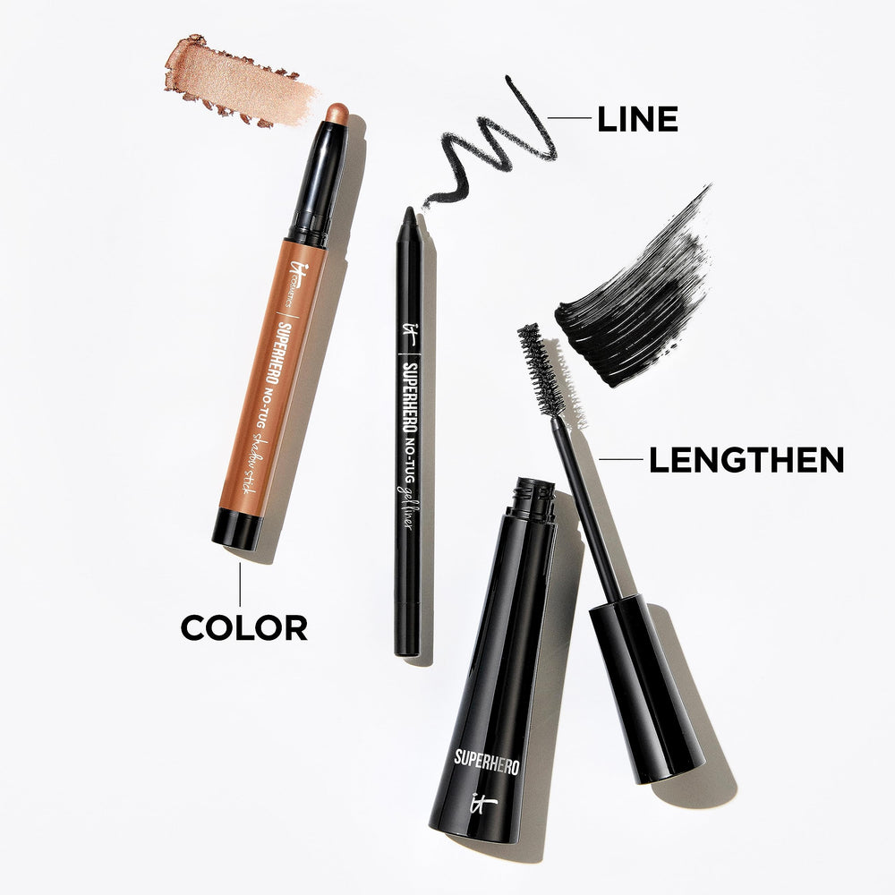 Longwear finish on the eyelid with IT Cosmetics Shadow Stick