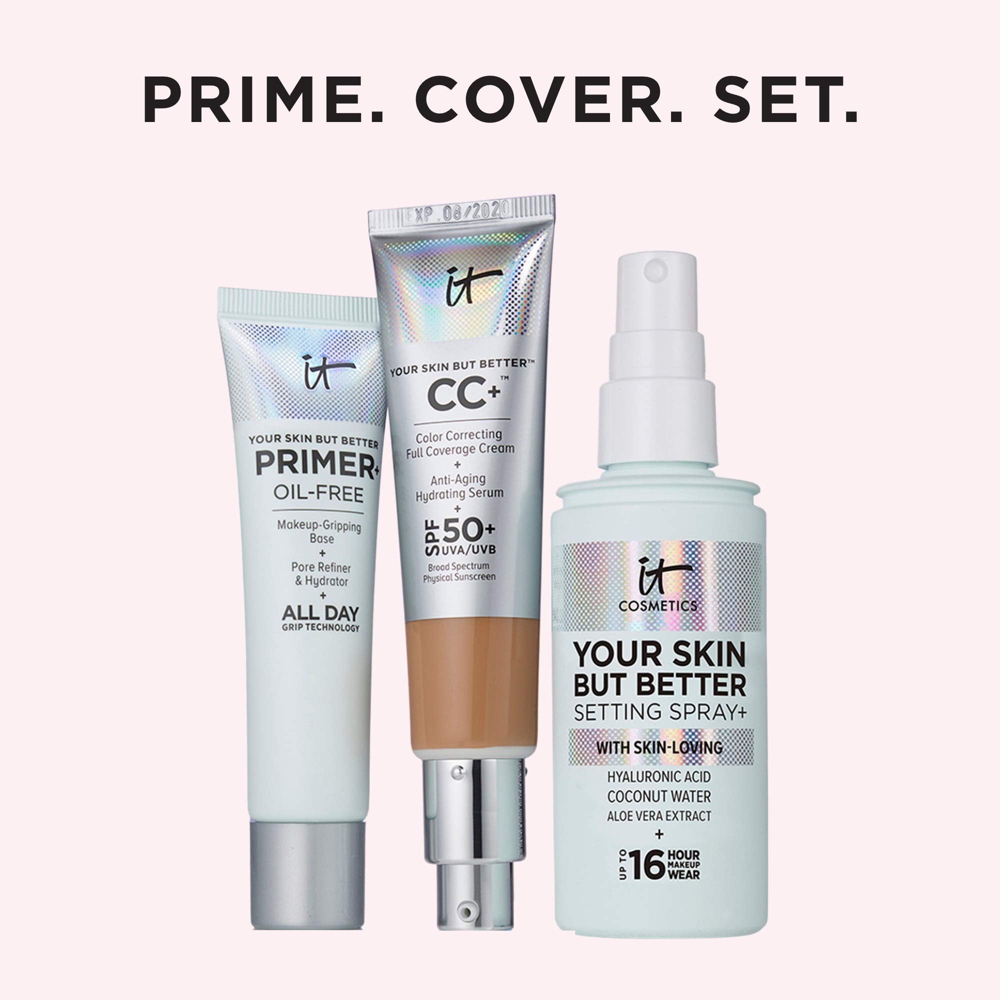 IT Cosmetics Your Skin But Better Primer+ pores refinement closeup