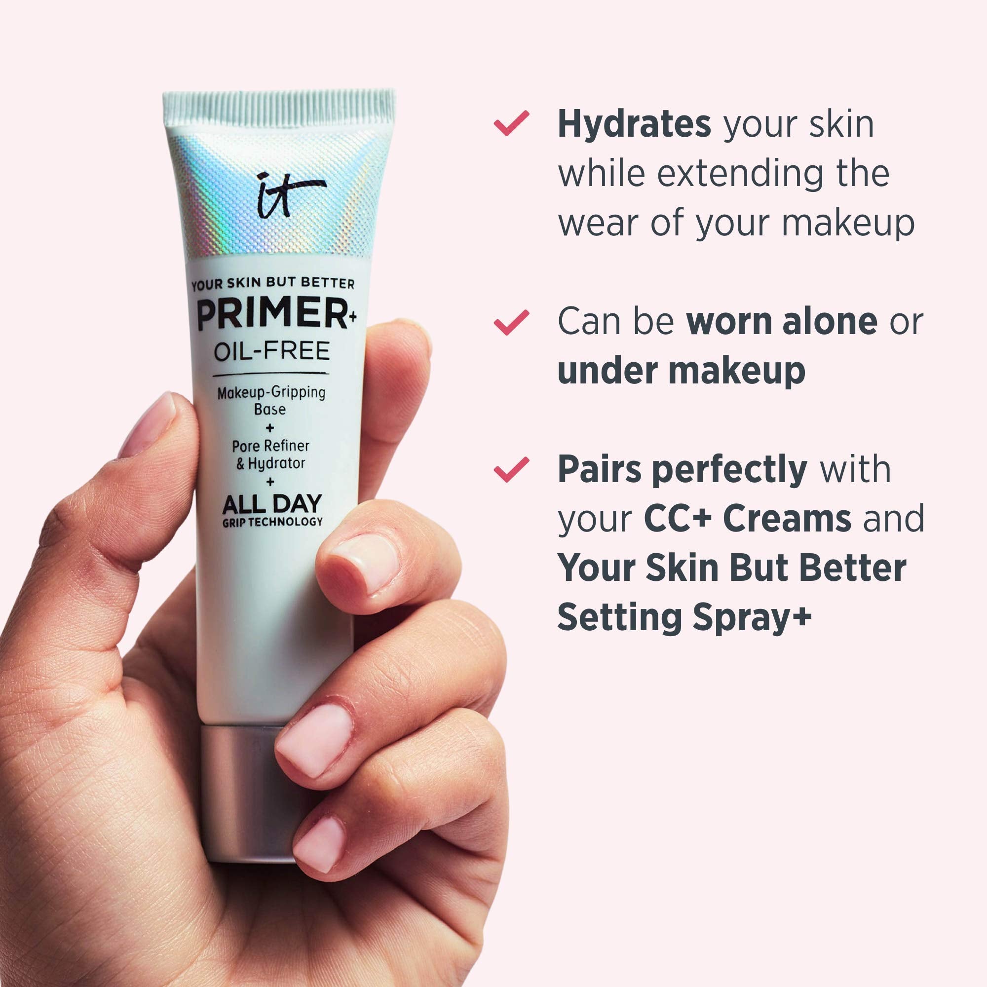 IT Cosmetics Your Skin But Better Primer+ silky weightless finish