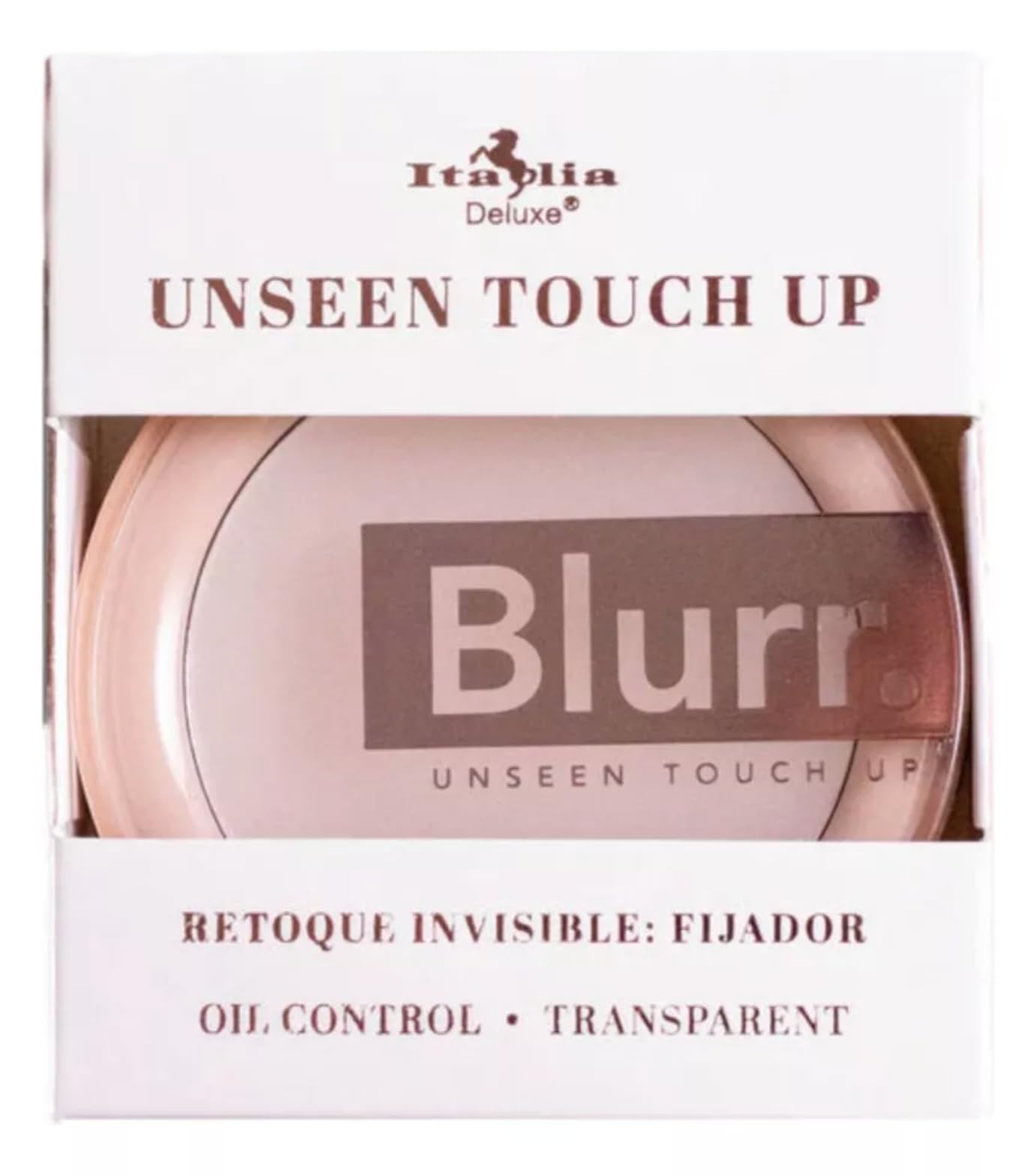 Italia Deluxe Blot Mattifier Setting Primer Balm concentrates shine for a seamless finish.