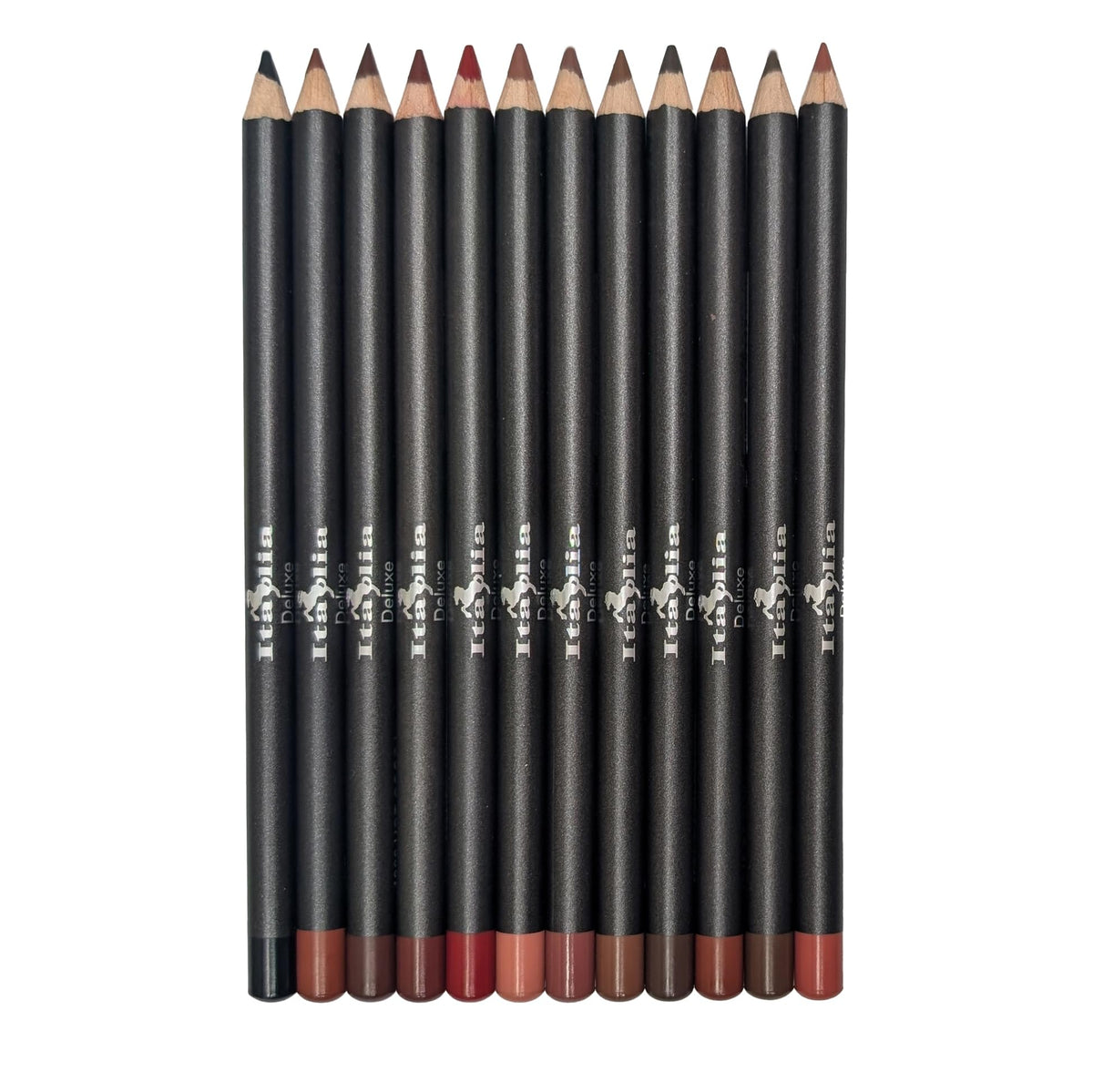 Italia Deluxe lápiz delineador labial punta fina marrón claro para definición diaria