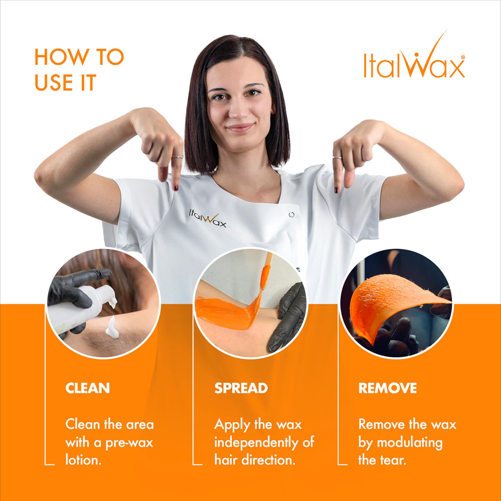 Italwax Top Line Coral professional Italian quality and consistency.