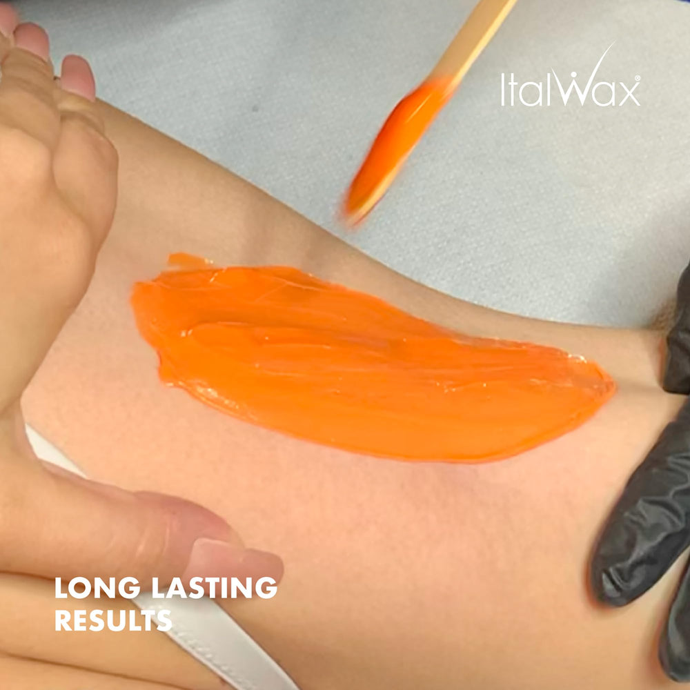 Italwax Top Line Coral packaging and beads for professional use.
