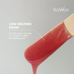 Italwax unscented formula is gentle on sensitive skin during facial waxing.