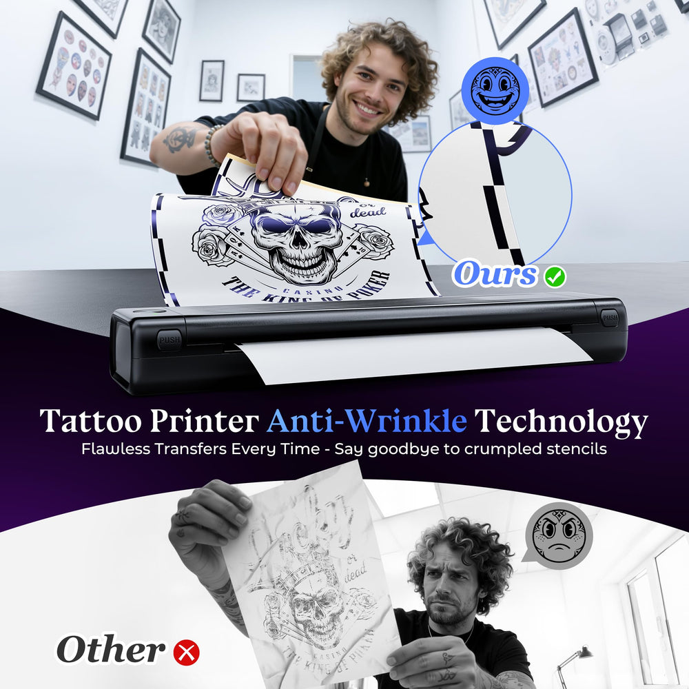 Itari A886 compact design fits easily in a tattoo kit