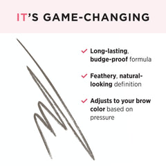 Punta micro fina de IT Cosmetics Brow Power Micro para trazos realistas.