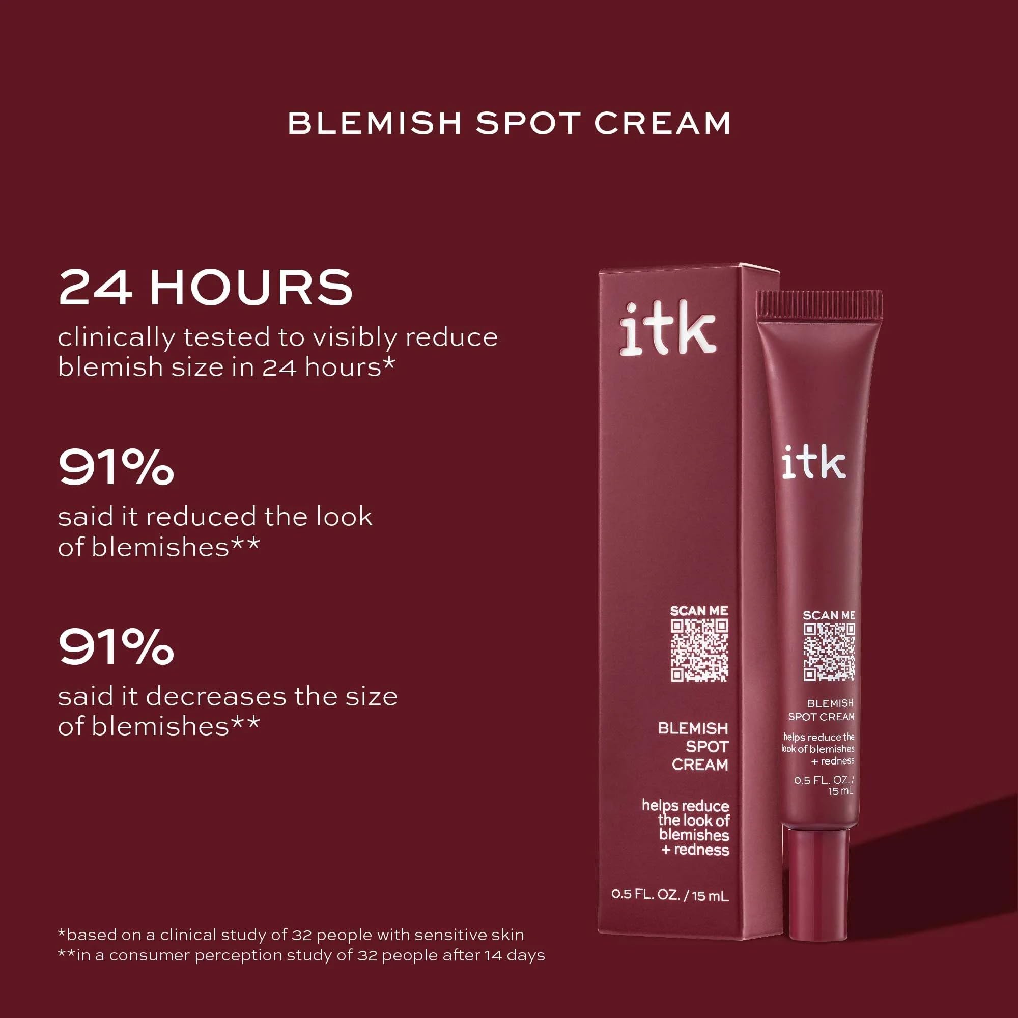 Aceite de árbol de té en ITK Skincare para piel sensible.