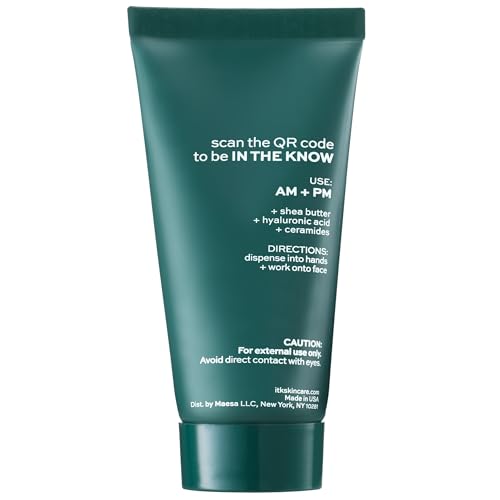 Textura cremosa de ITK Deep Moisture para hidratación diaria