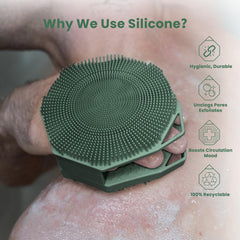 iTokGok cerdas finas de silicona para piel sensible y exfoliación suave.
