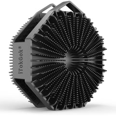 iTOKGOK esponja corporal de silicona con diseño dual para limpieza suave en la ducha.