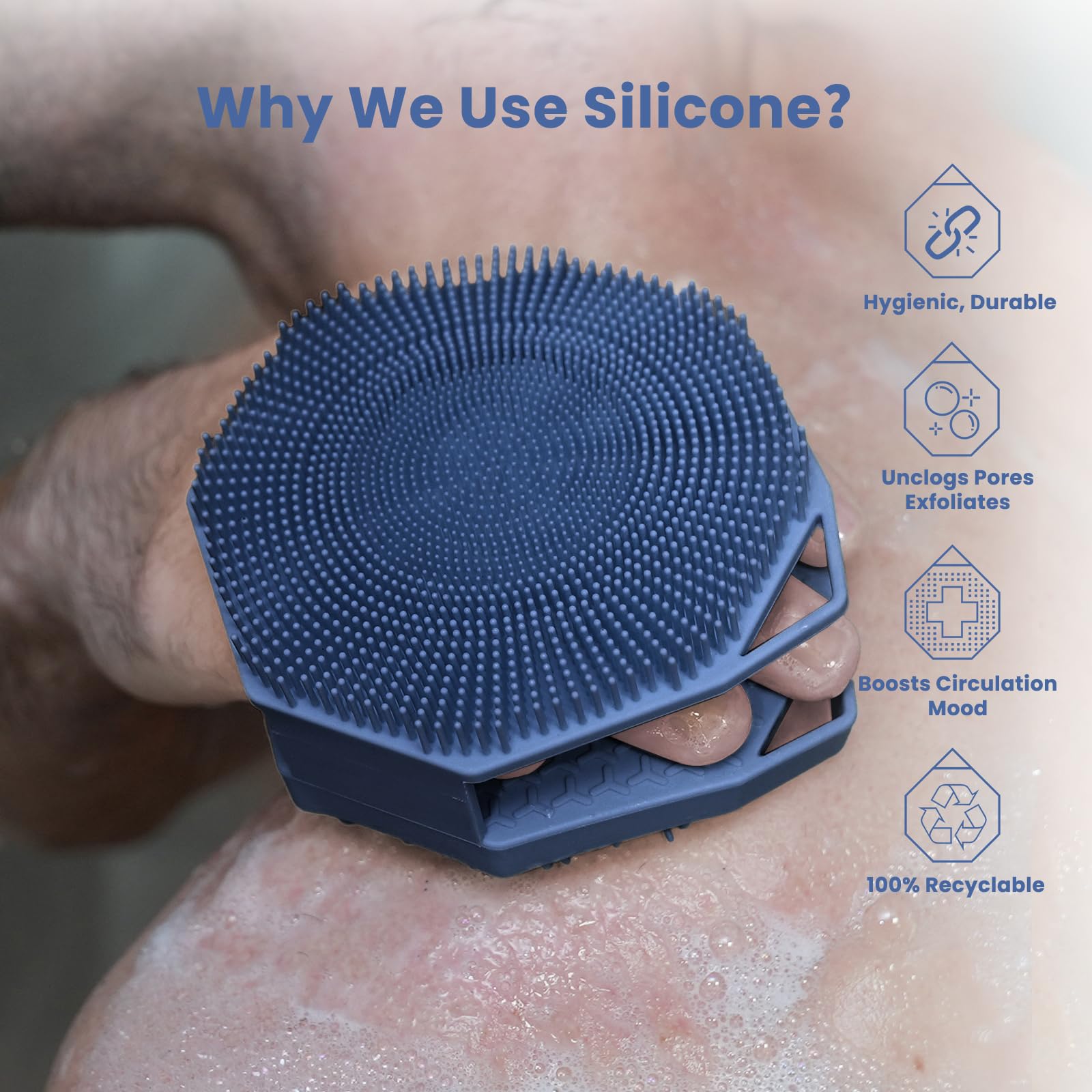 iTOKGOK silicona ecológica y duradera, fácil de limpiar tras el uso.