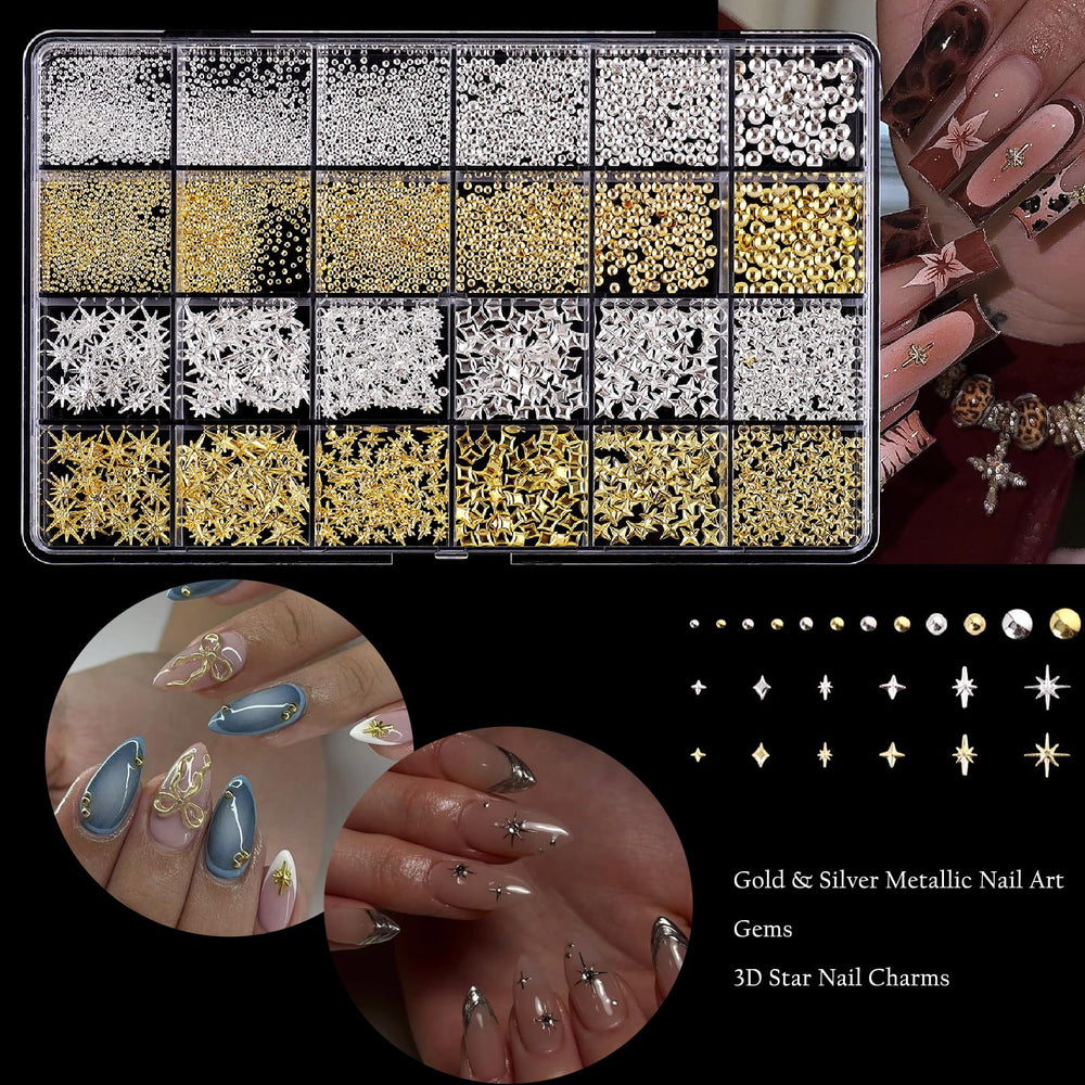ITPOYOL 3mm pearls create crisp, refined nail detail