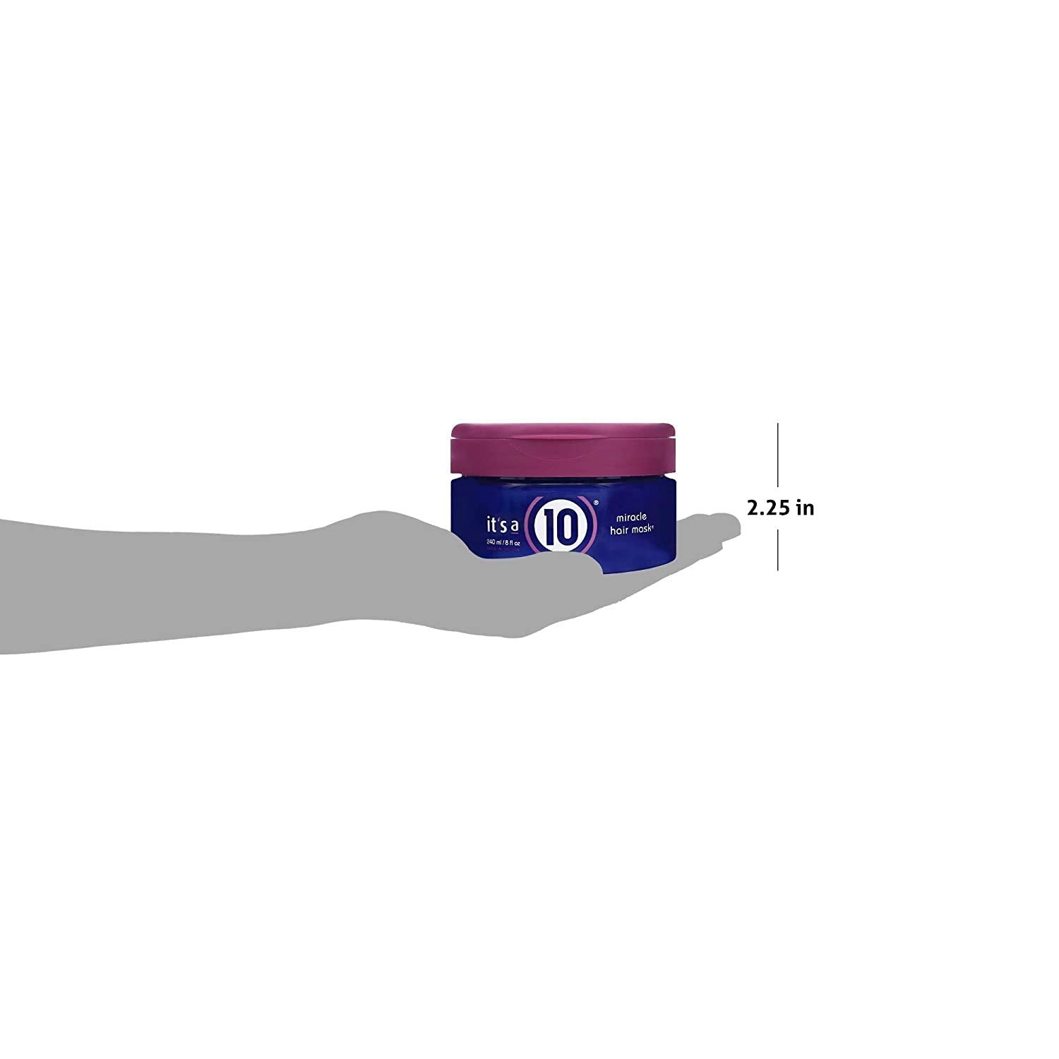 Its a 10 Haircare mascarilla milagro para cabello dañado suave y manejable