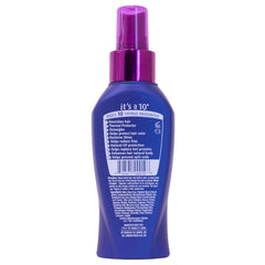 It's a 10 Miracle Leave-In bottle dispense aids detangling and adds shine.
