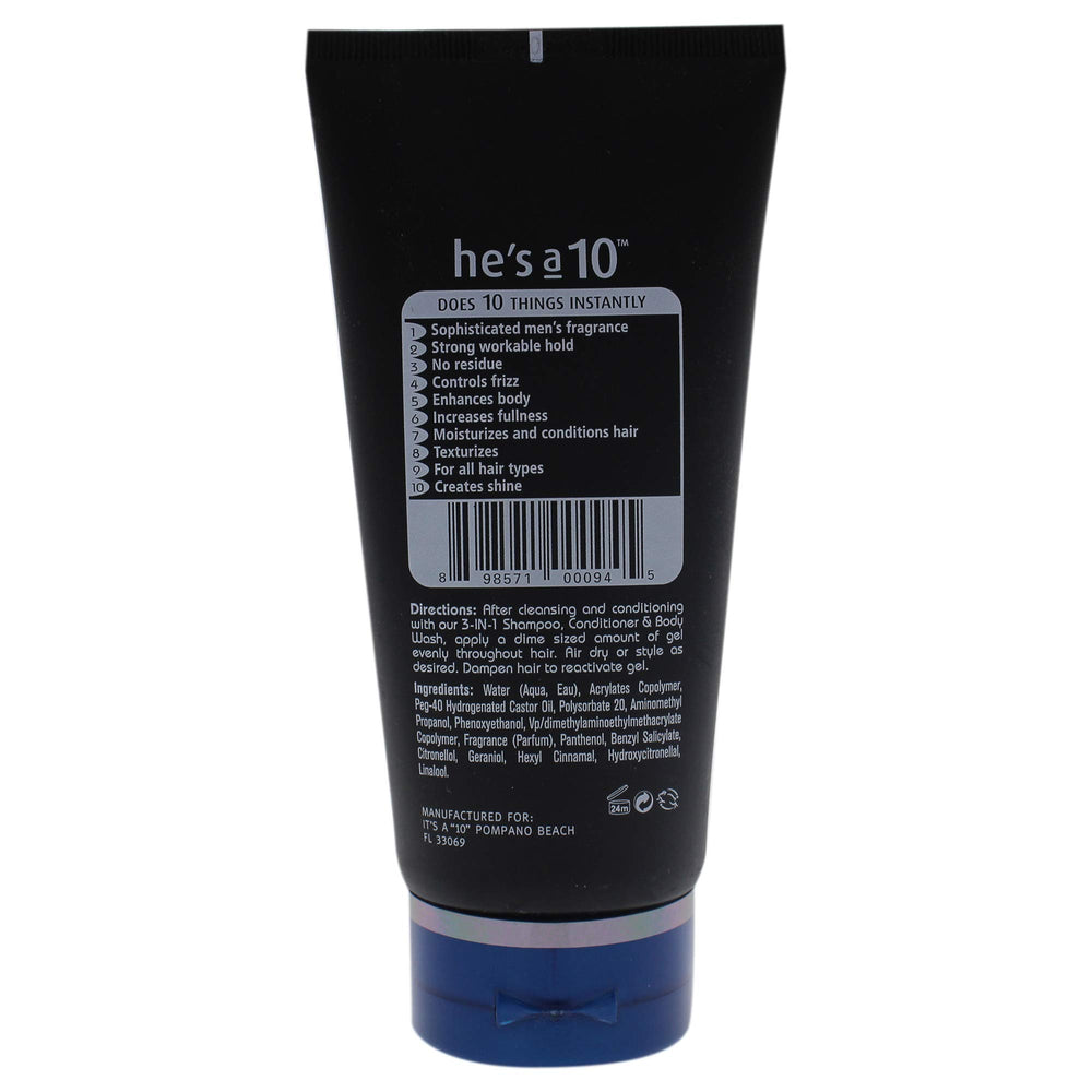 Its A 10 gel definidor milagro para hombre, aplicación suave para un peinado definido y brillante.