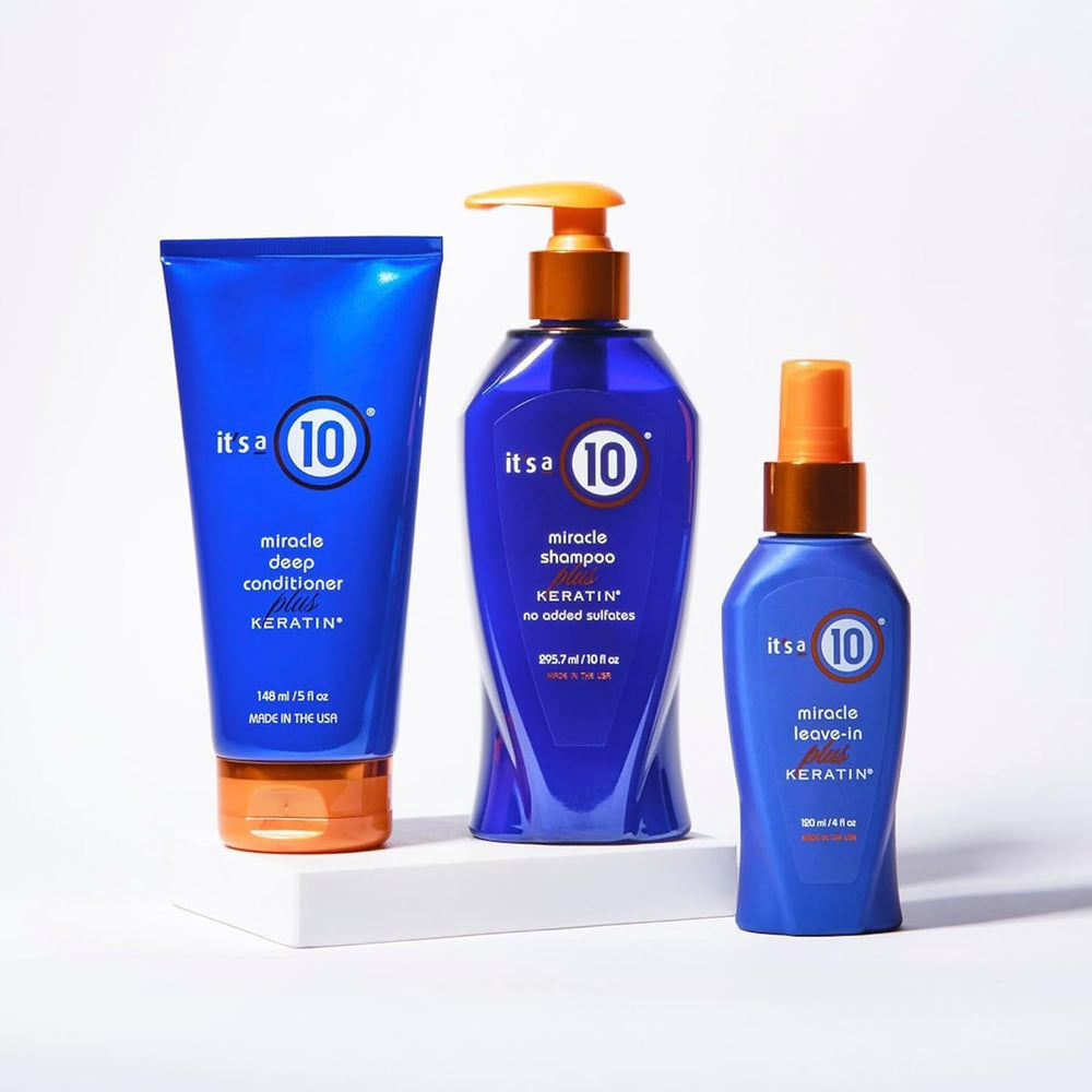 It's a 10 hair smoother shine after use, demonstrating visible results