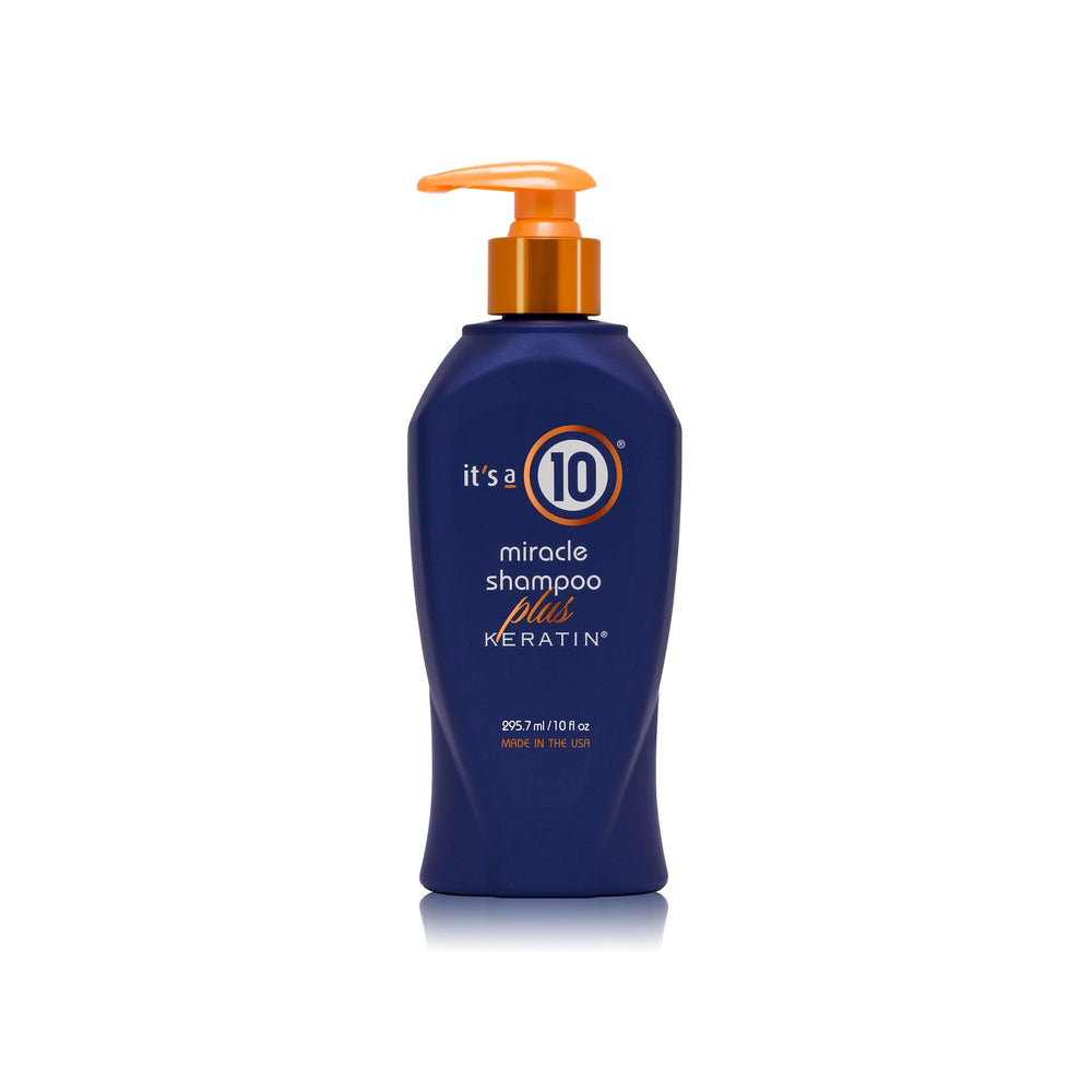 Champú milagroso de It's a 10 Haircare: botella con limpieza suave y keratina