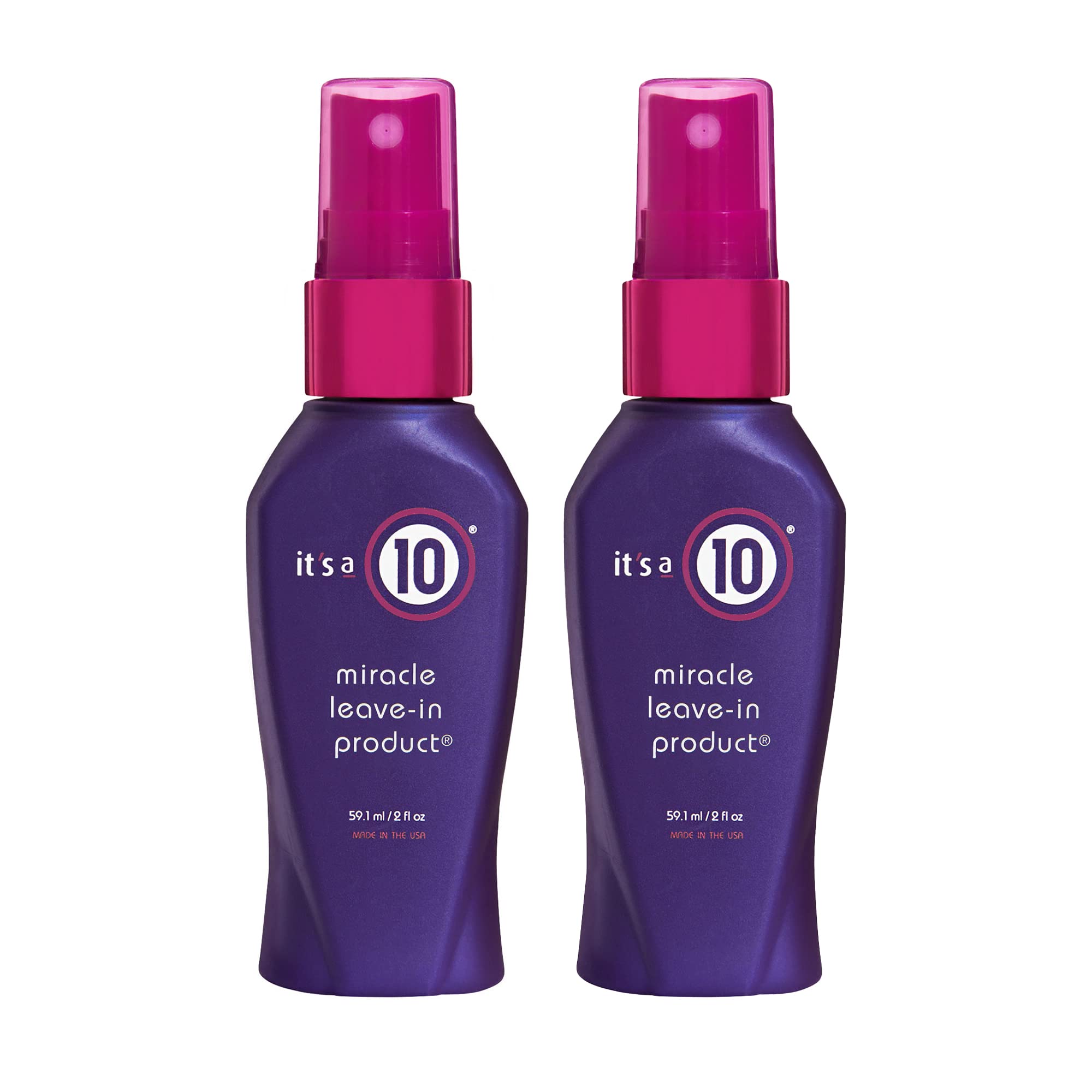 It's a 10 Haircare Milagro sin enjuague, botella 2 oz, peinado rápido.
