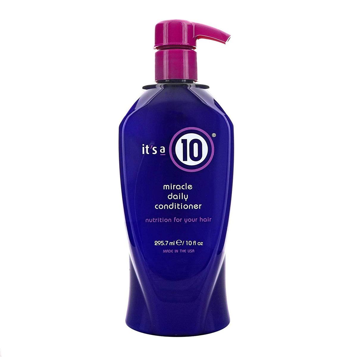 It's a 10 Haircare Miracle Daily Conditioner, botella vertida, peinado suave y ligero