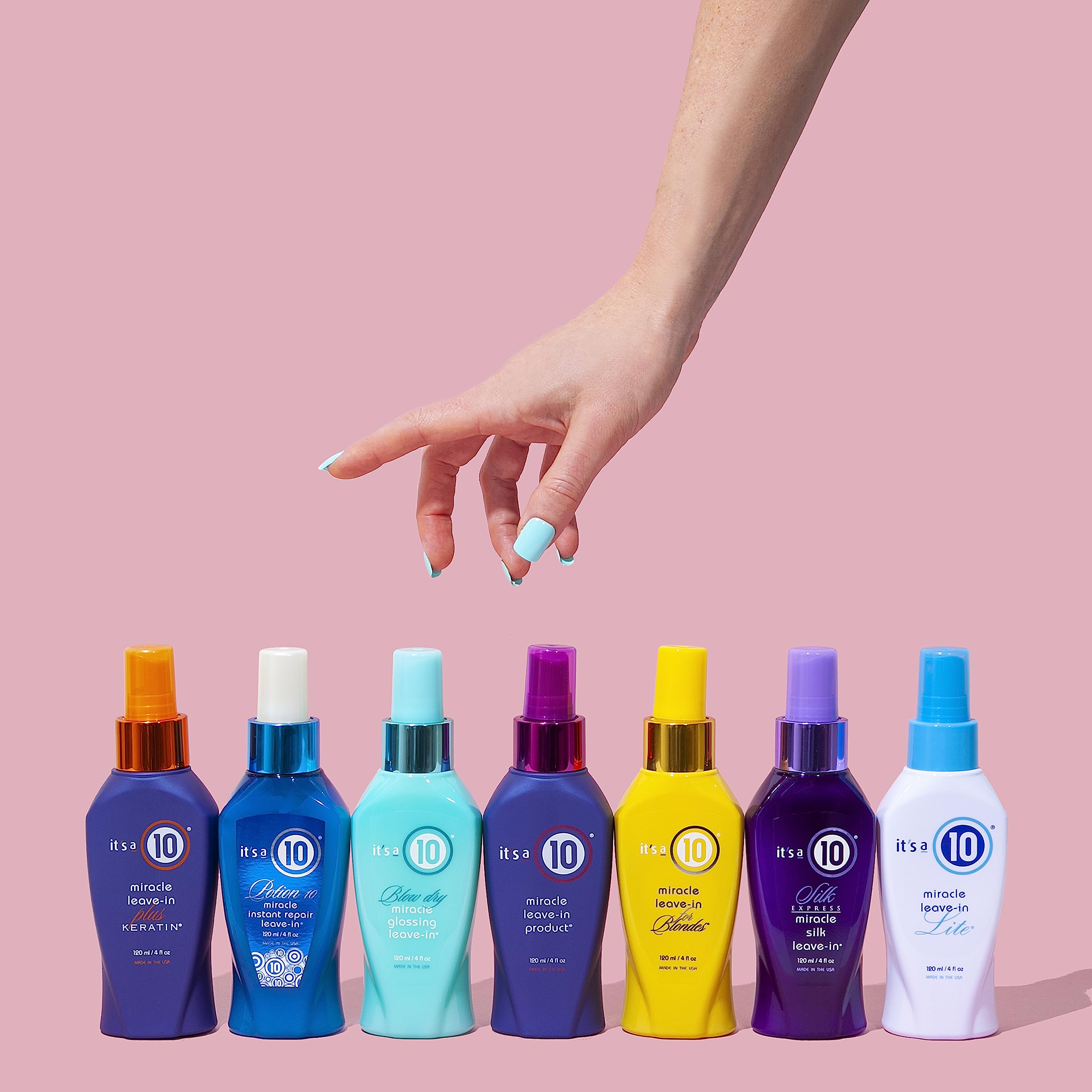 It's a 10 Haircare Miracle Moisture Shampoo creates hair glow and easy manageability.