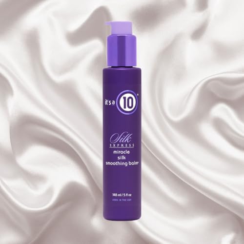 Its A 10 Haircare cabello liso y brillante con balsamo sedoso en uso