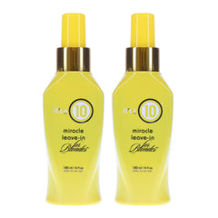 Its A 10 Miracle Leave-In for Blondes bottle front view, neutralizes brassiness and adds shine