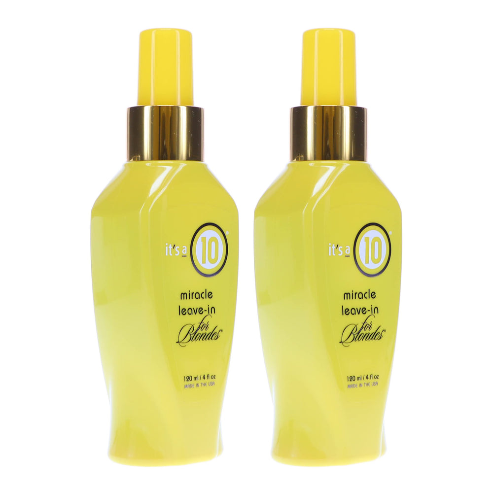 Its A 10 Miracle Leave-In for Blondes close-up shows creamy, lightweight texture