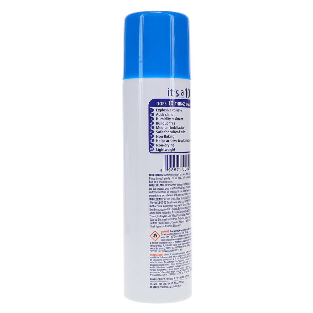 Its A 10 Miracle Blowdry Volumizer resiste la humedad para estilos que duran