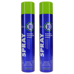 Its a 10 Miracle Finishing Spray 10oz bottle enables fast-drying shine.