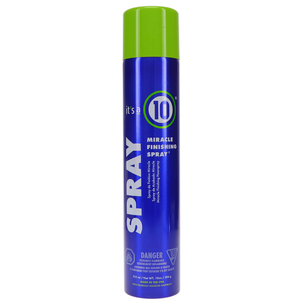Its a 10 Miracle Finishing Spray brushable formula for easy comb-through.