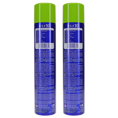 Its a 10 Miracle Finishing Spray bottle delivering radiant shine for healthy-looking results.