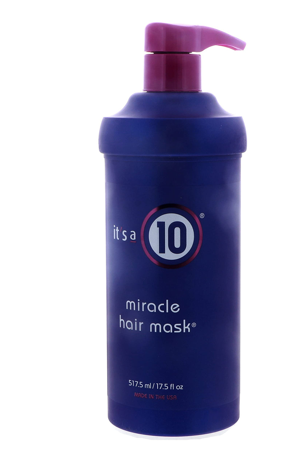 It's A 10 Miracle Hair Mask packaging design suggests value-size tub.