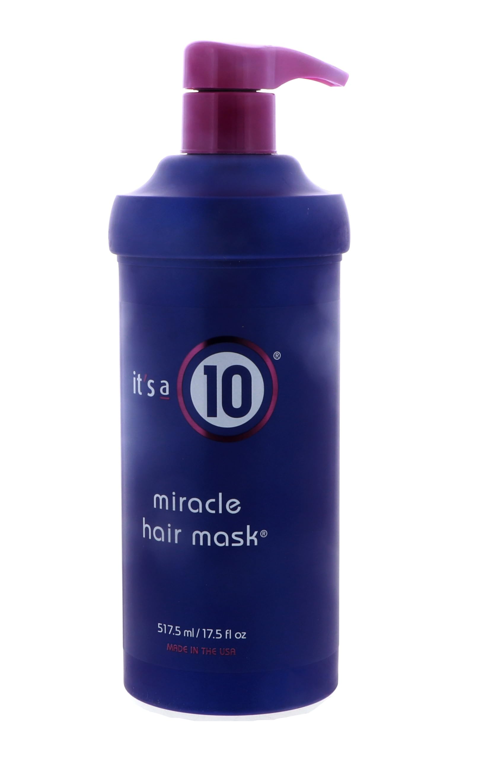 It's A 10 Miracle Hair Mask tub closeup showing rich conditioning formula.