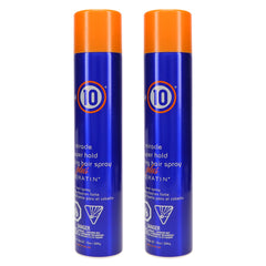 Its A 10 Miracle Super Hold keratin mist closeup highlights lightweight even application
