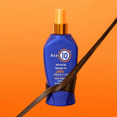 It's a 10 sweet almond oil drop visual promotes moisture and shine