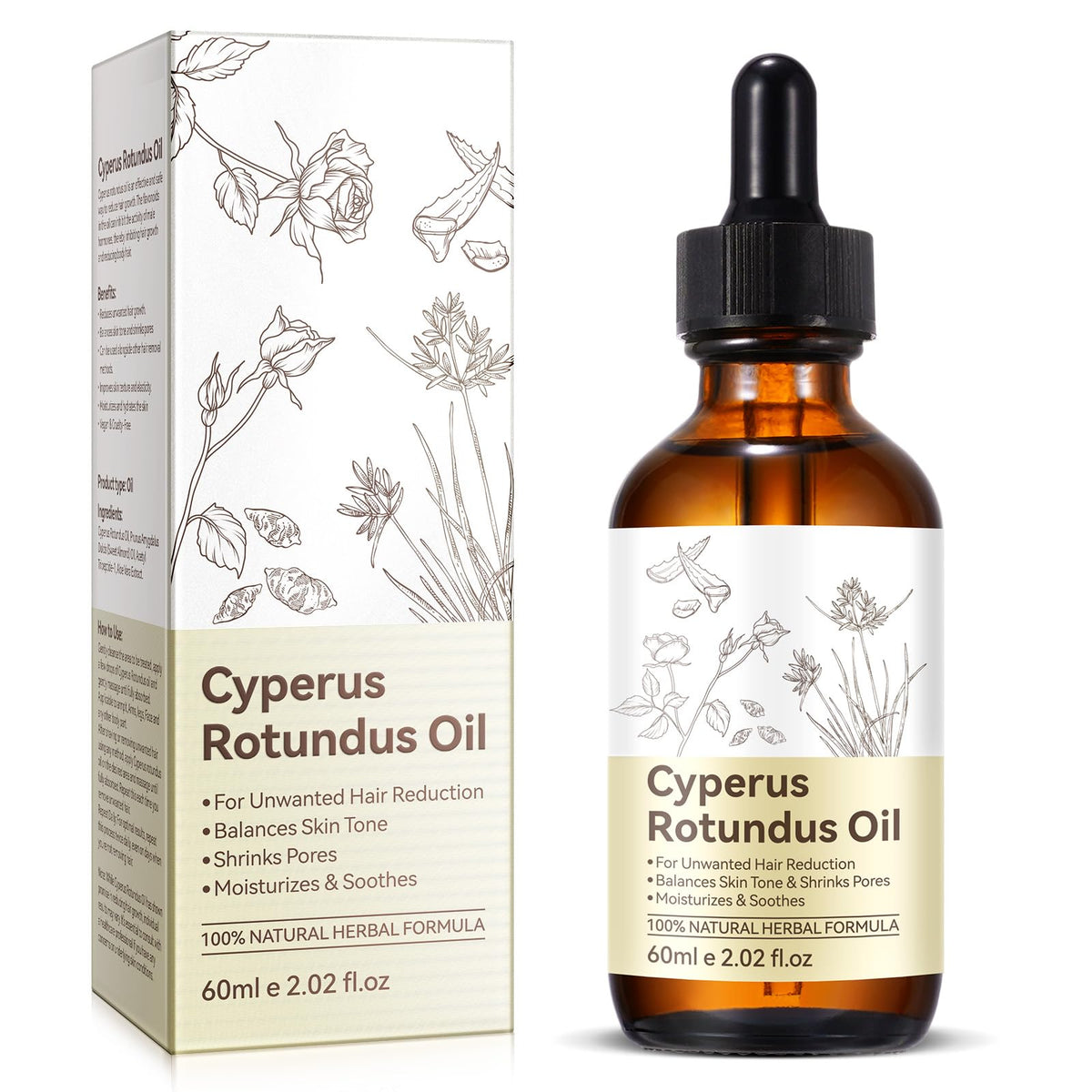 Itsdawn aceite de cyperus rotundus, botella: cuidado diario para piel suave