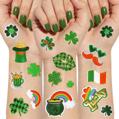 Itswordpiz green freckles face tattoo highlighting playful, fade-resistant freckles