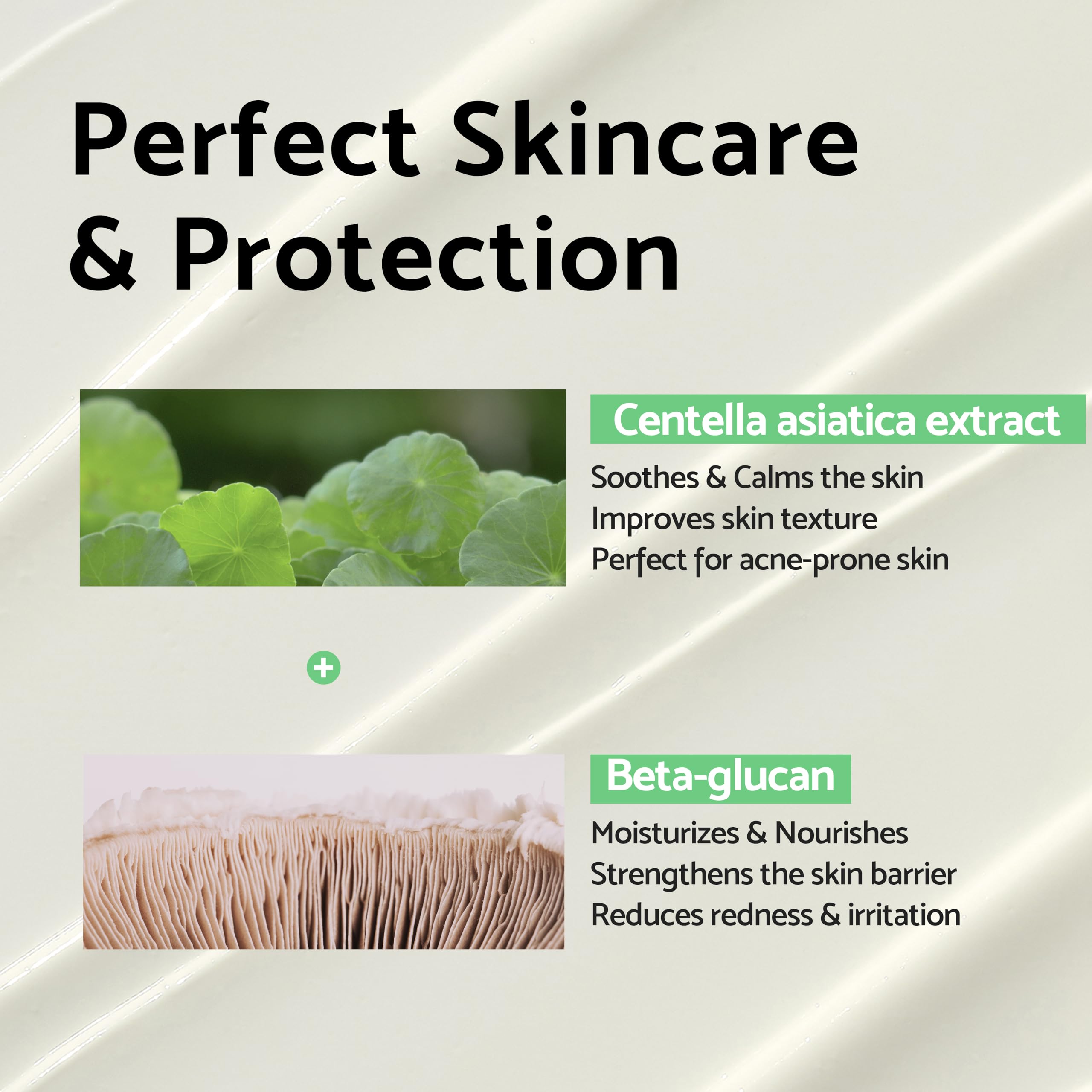 Fórmula apta para todo tipo de piel con Centella Calming de IUNIK.