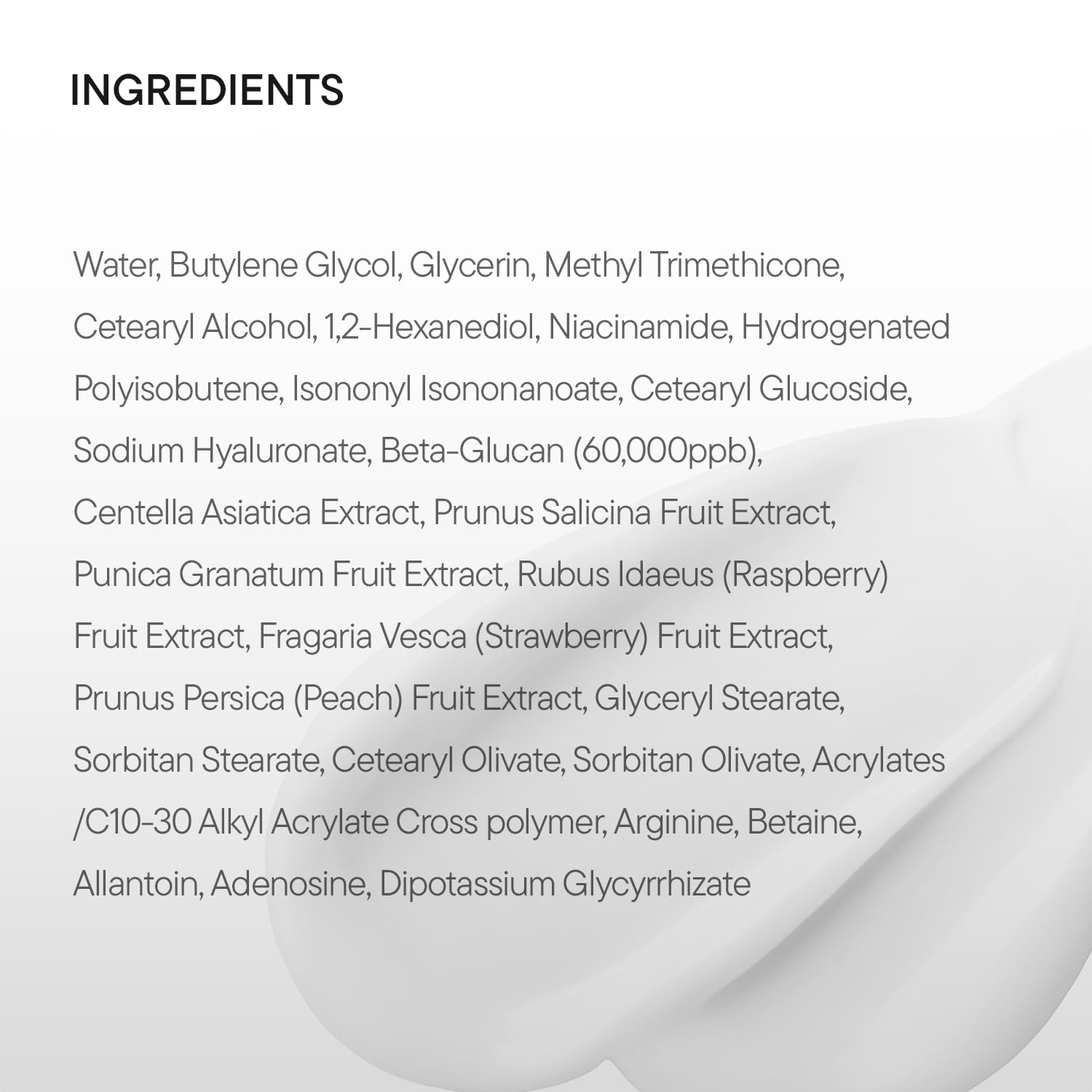 IUNIK Beta-Glucan crema no comedogénica para piel irritada