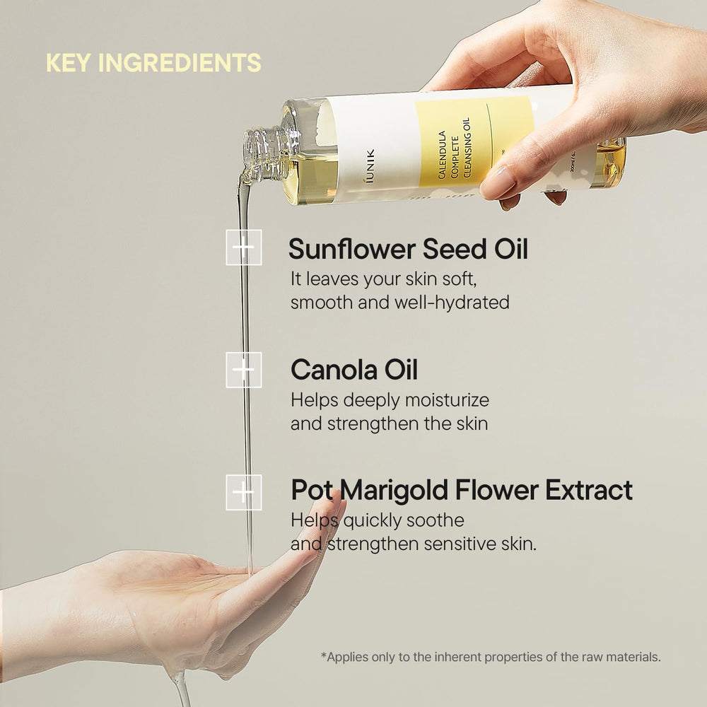 IUNIK Calendula y Jojoba: disuelve puntos negros y purifica poros suavemente