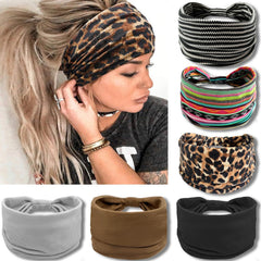 IVARYSS banda amplia para cabello estilo boho, cómoda para el uso diario.
