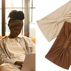 IVARYSS turbante ancho cómodo, ideal para ejercitarse y actividades al aire libre.