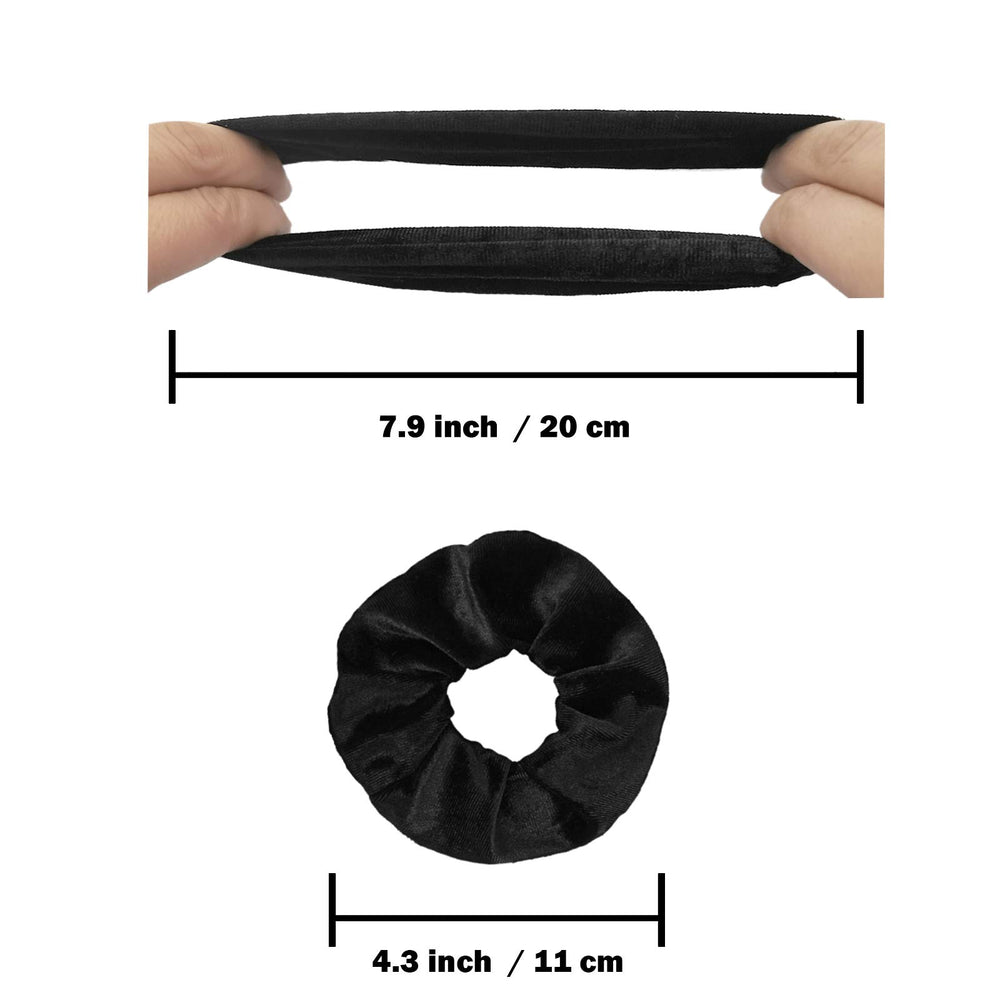 IVARYSS coleteros: paquete de 12 negro para combinar con cualquier look diario.
